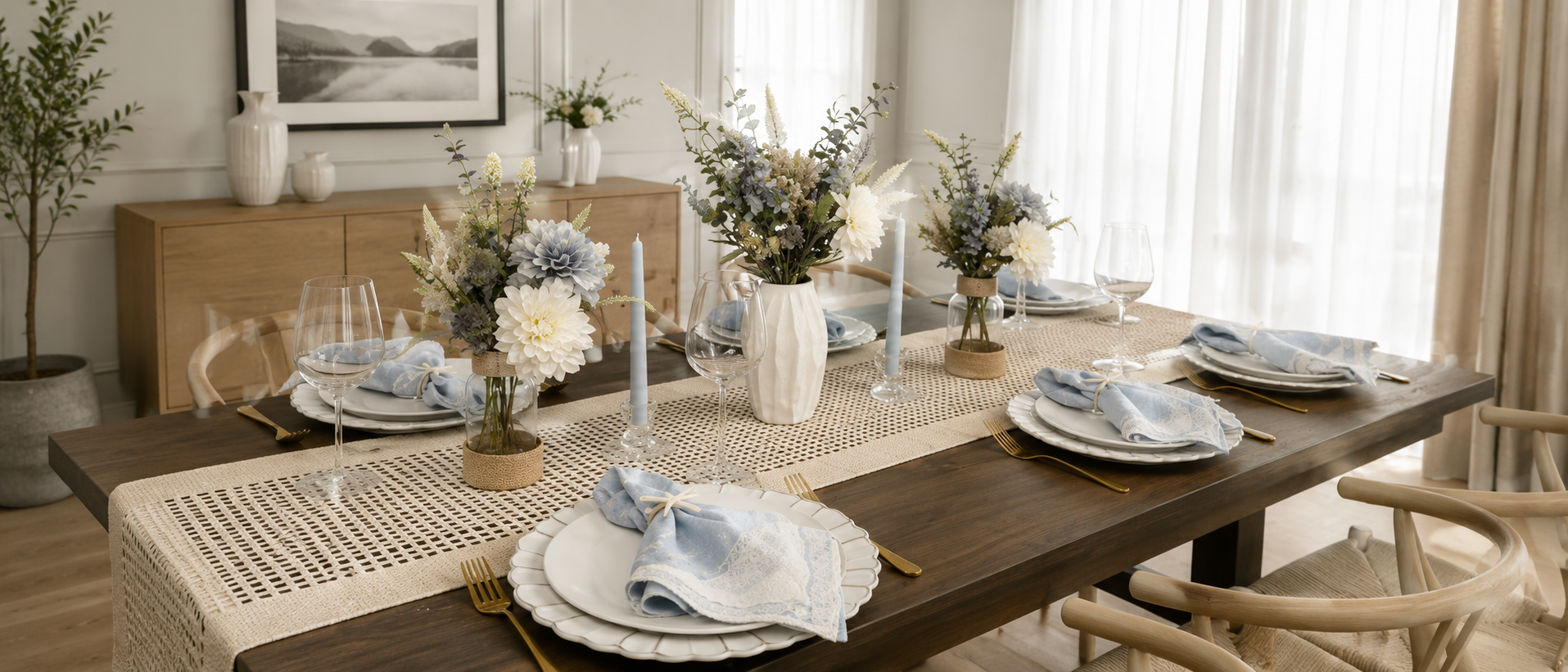Relaxed everyday table setting