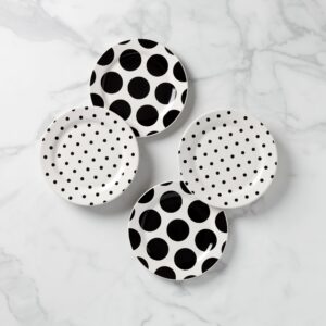 On The Dot Assorted Accent Decorative Plates - Set of 4