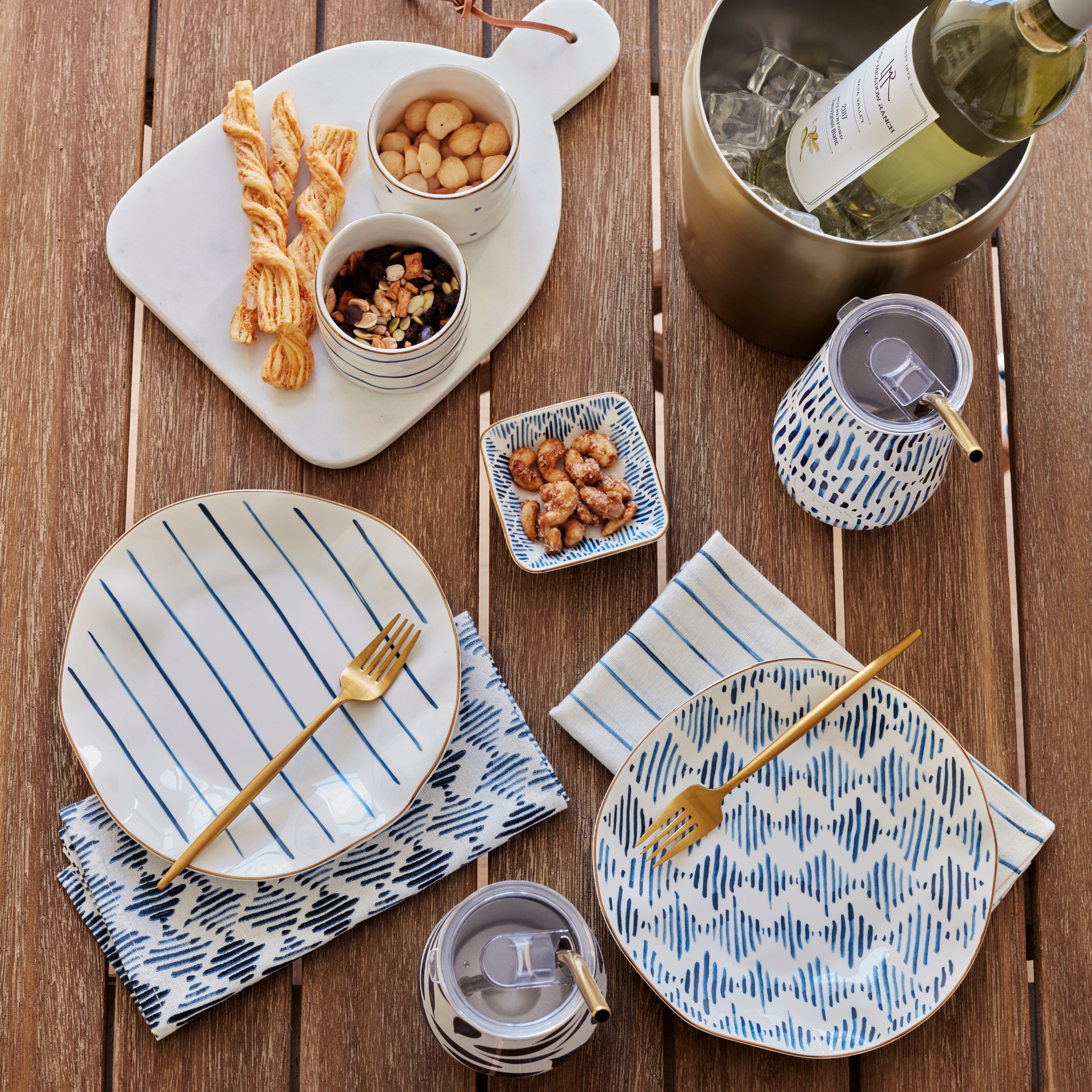 Polka Dot Accent Decorative Plates, Set of 4 - Image 2