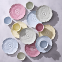 Blue Floral Accent Decorative Plates, Set of 4 - Image 3