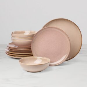 Clay Stoneware Dinnerware Set, 12-Piece