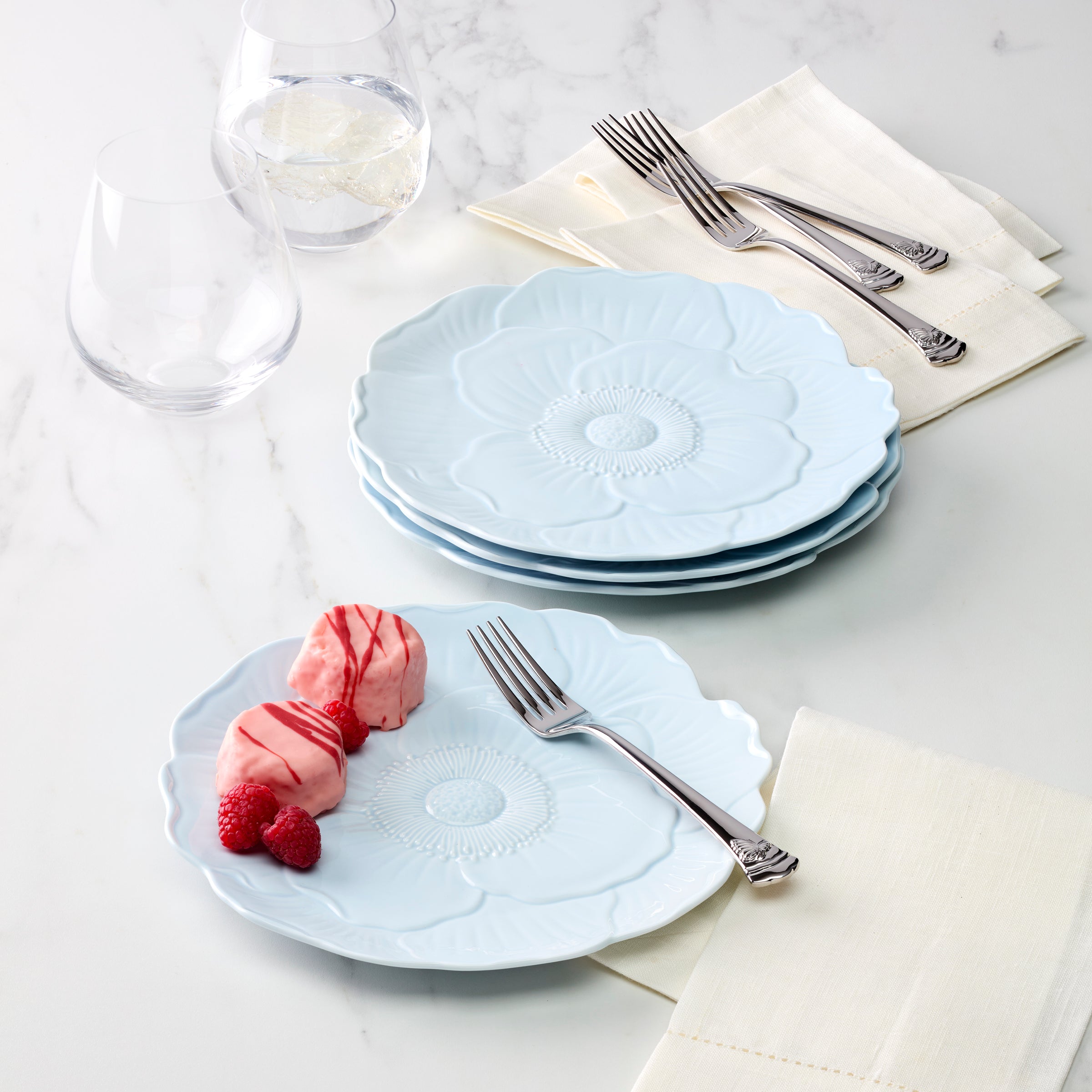 Bird & Blossom Salad Decorative Plates, Set of 4 - Image 2
