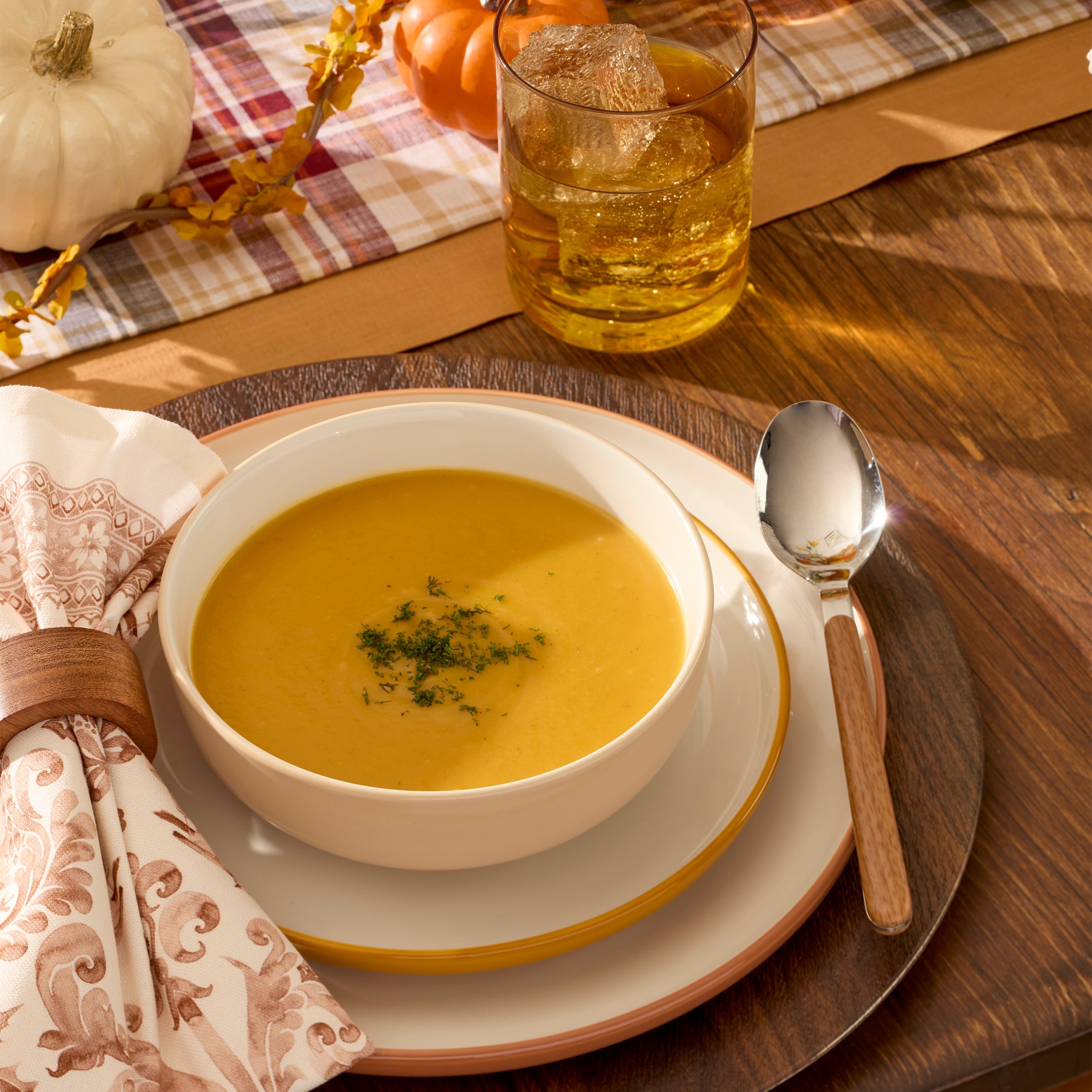 Sunbaked Ombre Porcelain Dinnerware Set, 12-Piece - Image 4