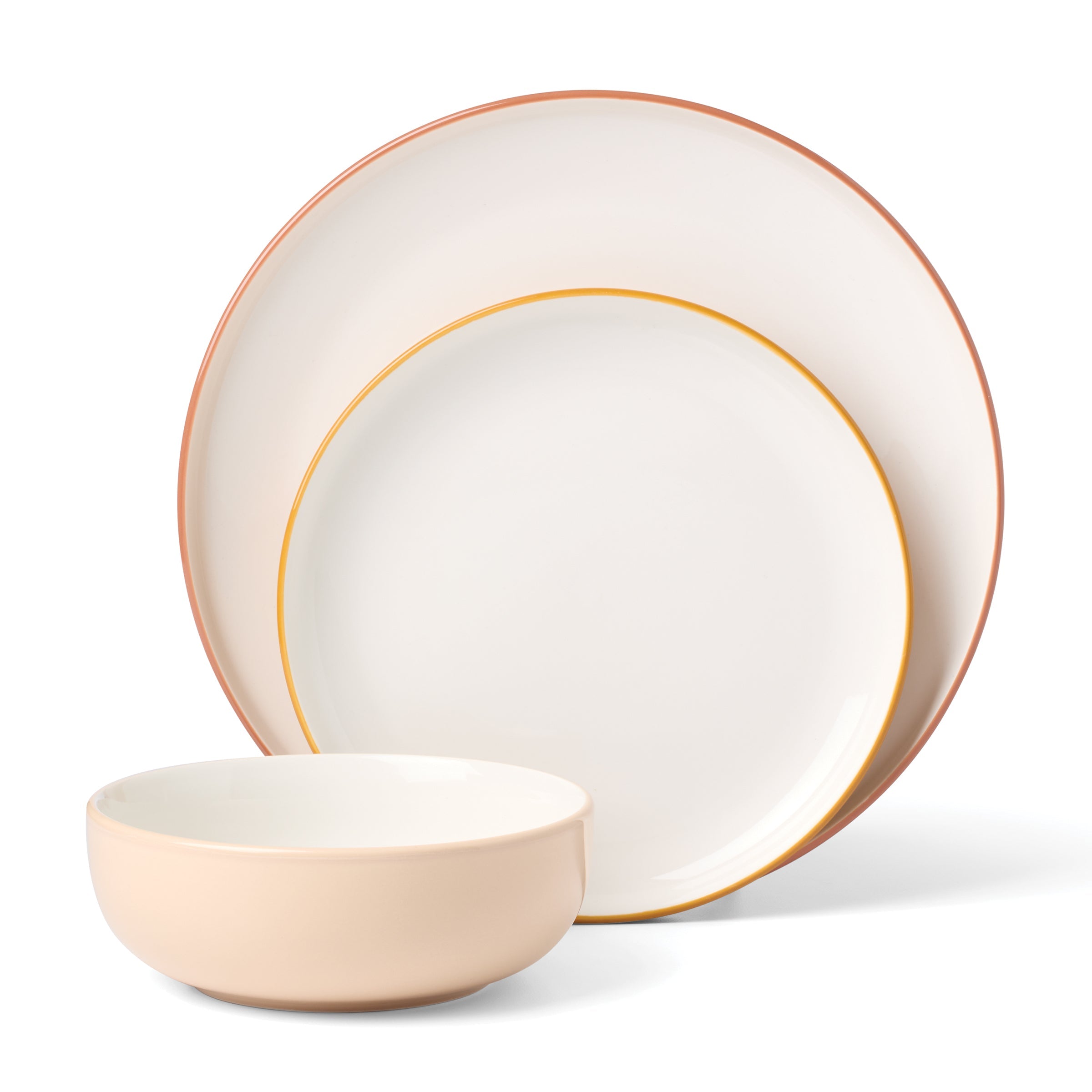Sunbaked Ombre Porcelain Dinnerware Set, 12-Piece - Image 11