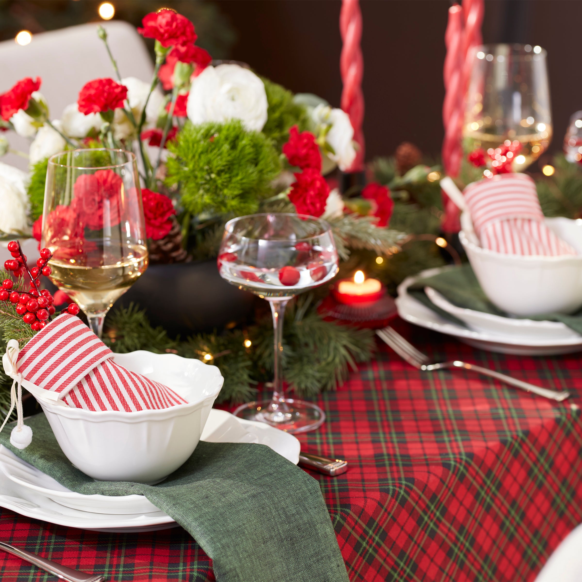 Glossy White Porcelain Dinnerware Set, 12-Piece - Image 17