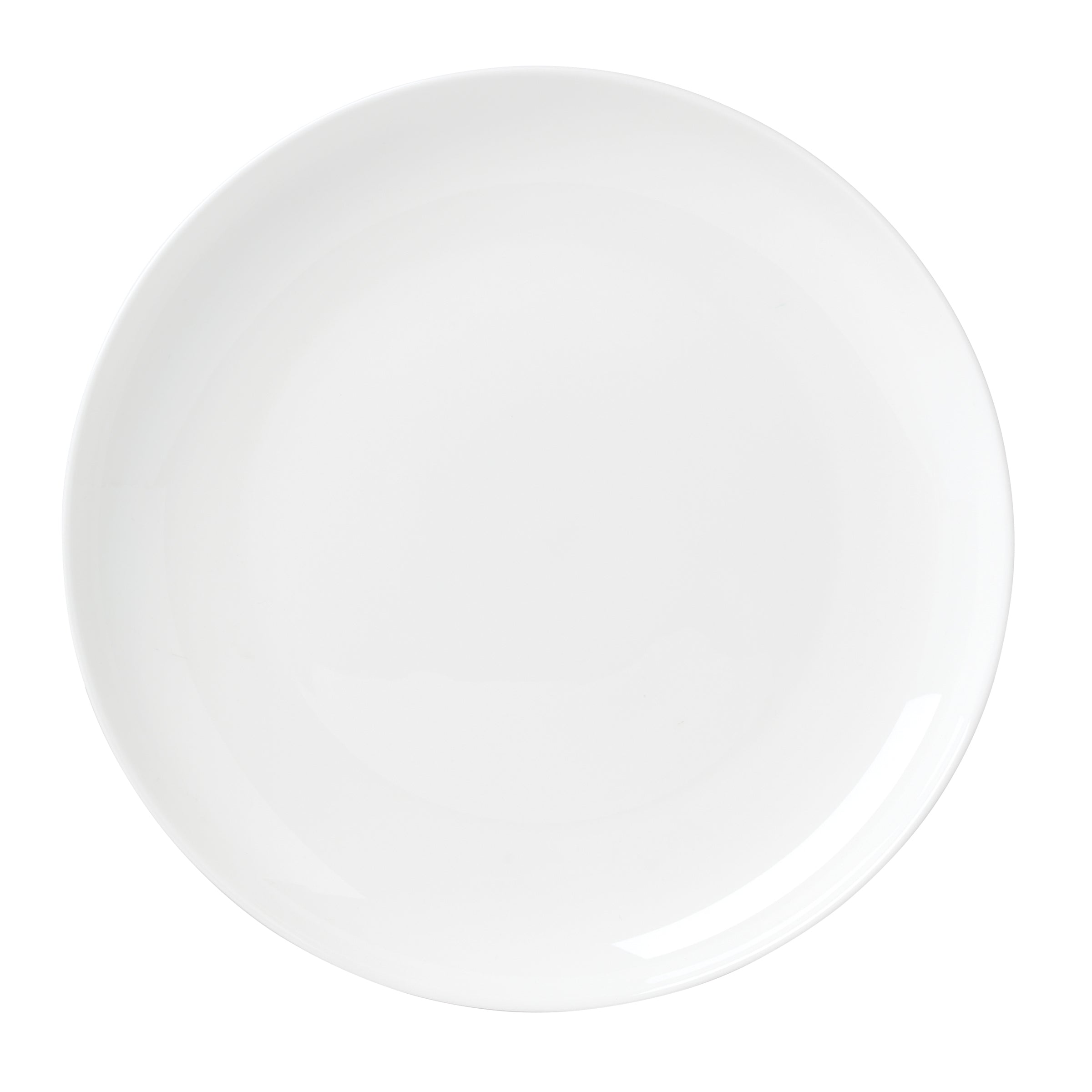 White Bone China Coupe Dinnerware Set, 12-Piece - Image 8