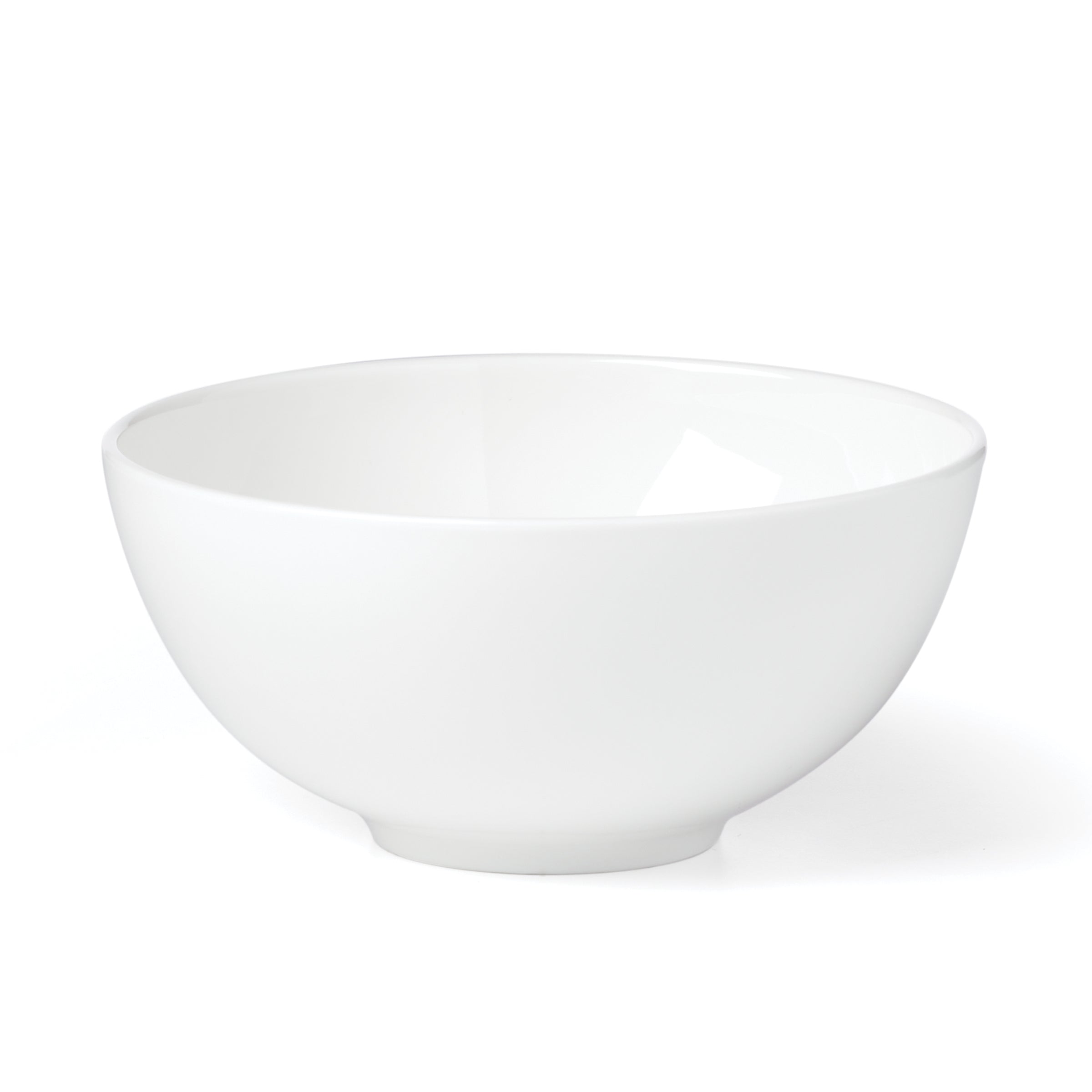 White Bone China Coupe Dinnerware Set, 12-Piece - Image 9