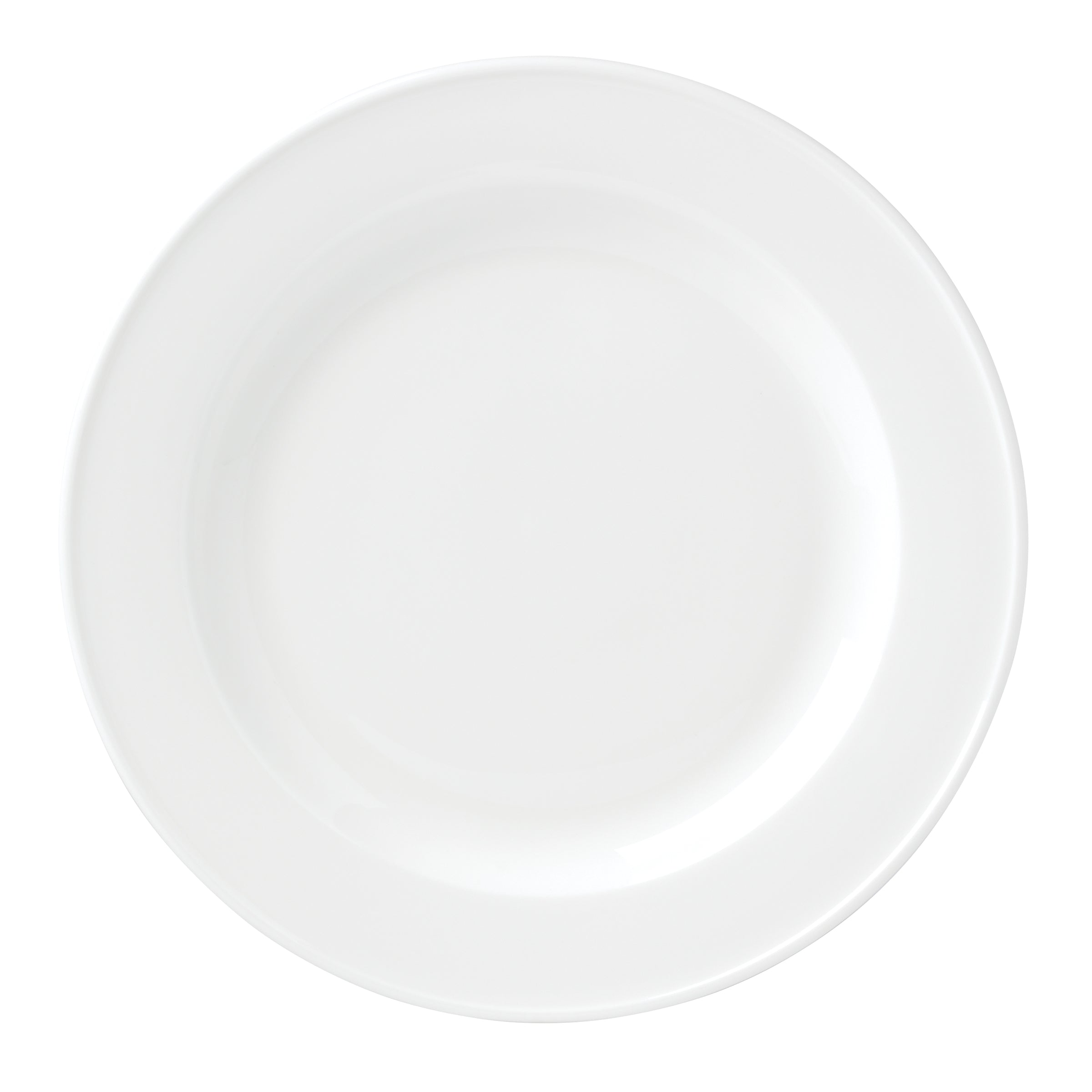 White Bone China Rimmed Dinnerware Set, 12-Piece - Image 2