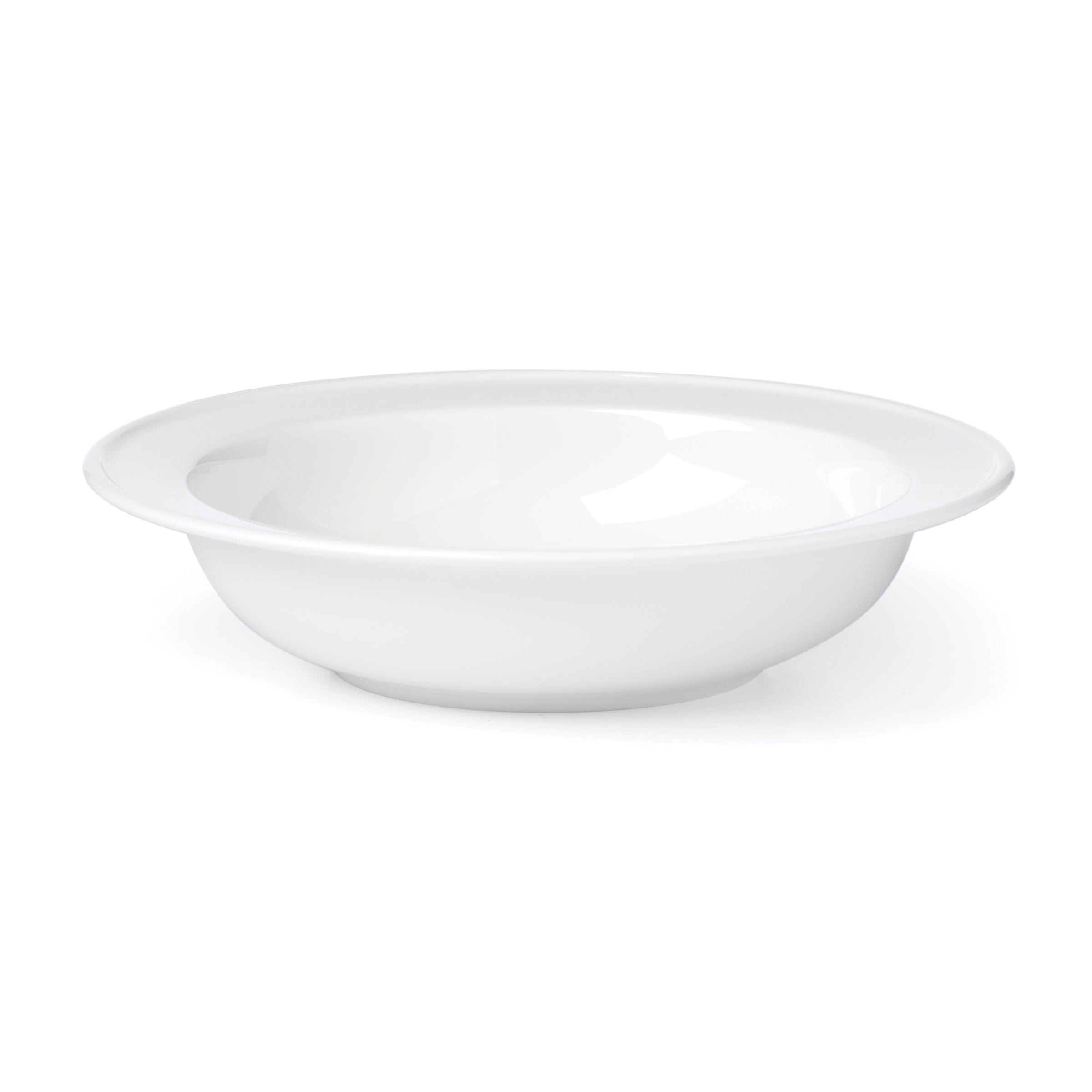 White Bone China Rimmed Dinnerware Set, 12-Piece - Image 4
