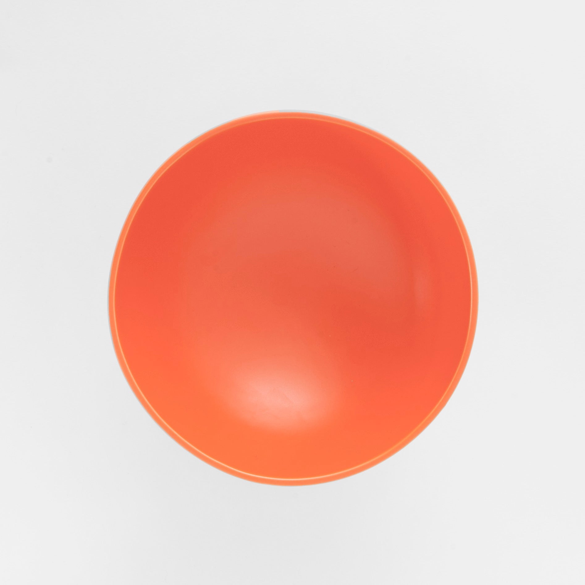 Large Vibrant Orange Statement Pedestal Bowl - Image 2