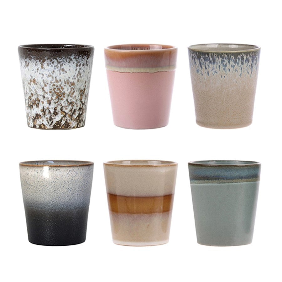Assorted Ceramic Mugs - Set of 6 - Image 2