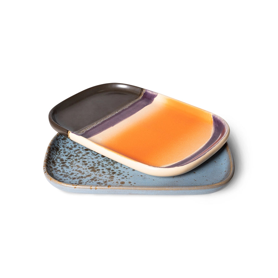 Small Ceramic Serving Trays - Set of 2 - Image 2