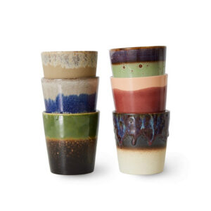 Assorted Coffee Mugs - Set of 6
