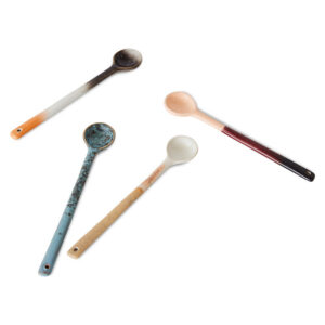 Long Stoneware Spoons - Set of 4