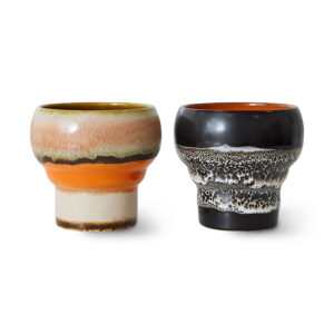 Stoneware Lungo Mugs - Set of 2