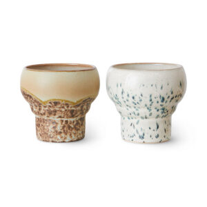 Lungo Mugs in Warm Glaze - Set of 2