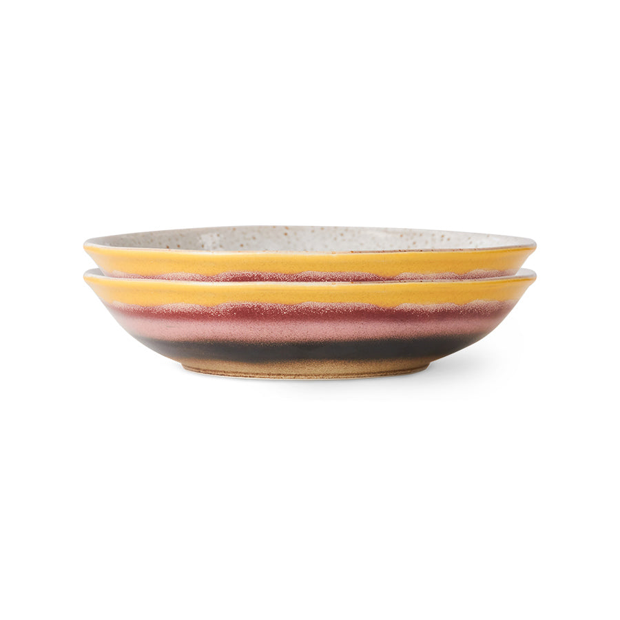 Stoneware Curry Bowls - Set of 2