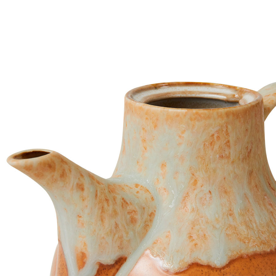 Stoneware Coffee Pot with Handle - Image 2