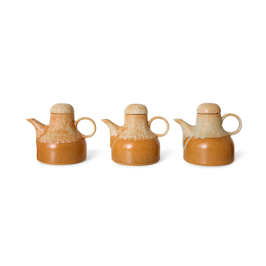 Stoneware Coffee Pot with Handle - Image 3