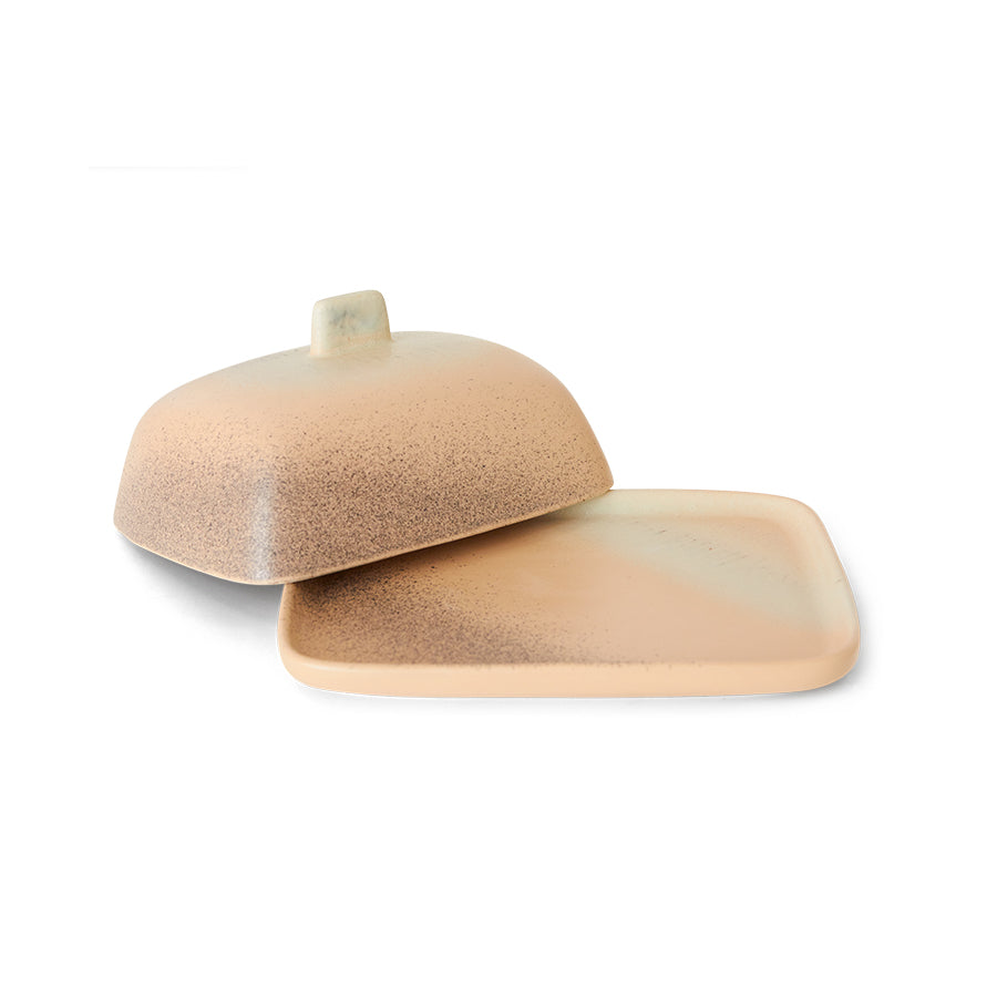 Stoneware Butter Dish with Lid - Image 2