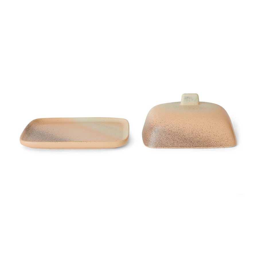 Stoneware Butter Dish with Lid - Image 3