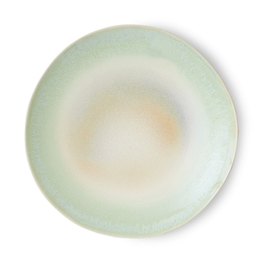Patterned Stoneware Dinner Plates - Set of 2 - Image 2